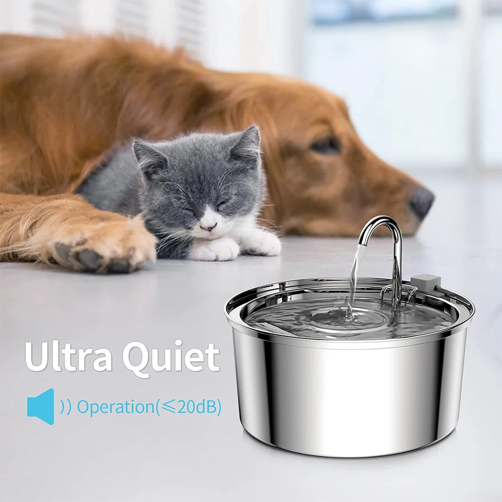 Stainless Steel Pet Water Feeder 