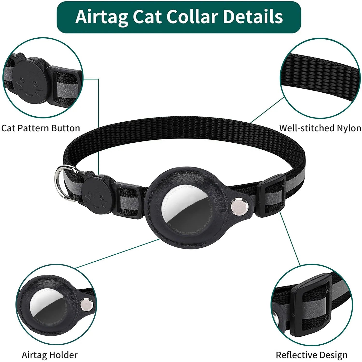 Cat Collar Airtag Holder