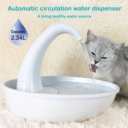 Swan Shaped Cat Water Fountain