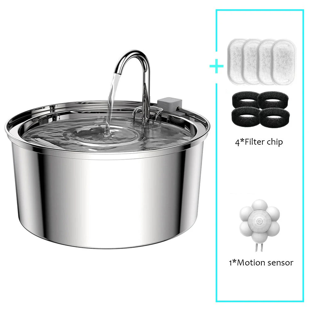 Stainless Steel Pet Water Feeder 