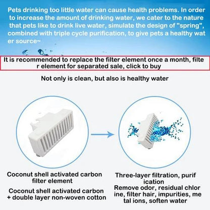 Swan Shaped Cat Water Fountain